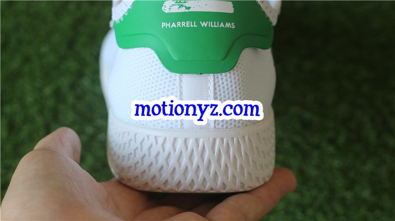 Adidas x Pharrell Williams Tennis Hu White Green BA7828